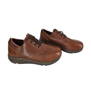 DREW MEN'S ARMSTRONG HERITAGE CASUAL SHOES SIZE 8.5 WIDE SLIP-RESISTANT LEATHER